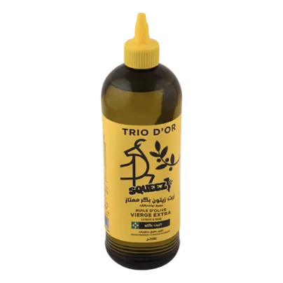 Huile d'olive extra vierge Squeez TRIO D'OR 750 ml