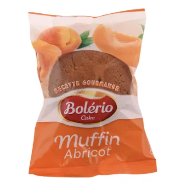 Muffin fourré abricot BOLERIO 60 g