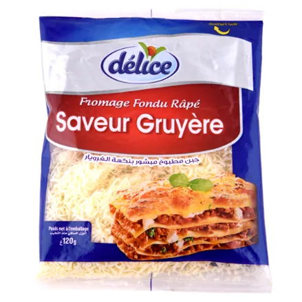 Fromage rapé au gruyère MILKANA 120 g
