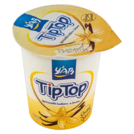 Yaourt à boire Vanille TIP TOP 380 g