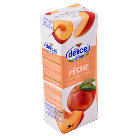 Boisson au jus Pêche DÉLICE 20 cL