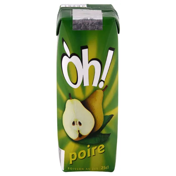 Boisson au jus Poire OH! 25 cL