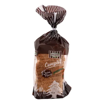 Pain de mie complet LEBANESE FACTORY 400 g