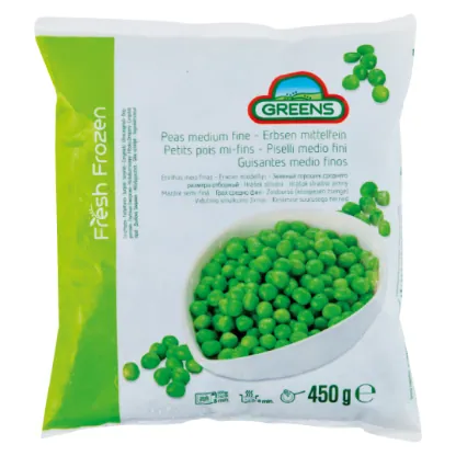 Petits pois surgelés GREENS 450 g