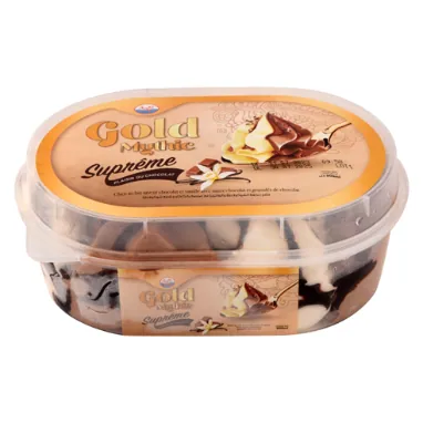 Glace gold mythic Chocolat vanille SELJA 900 ml