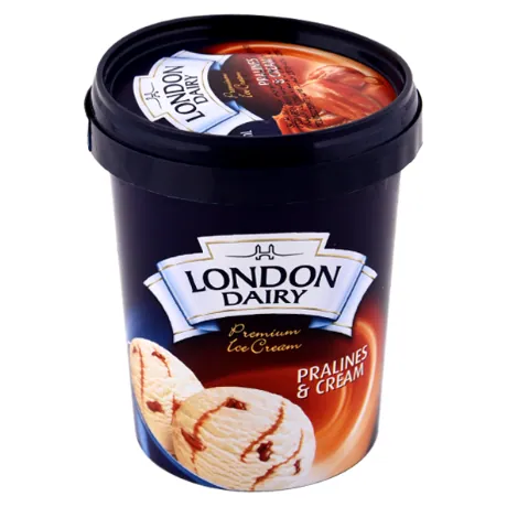 Glace Crème praline LONDON DAIRY 500 ml