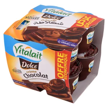 Crème dessert chocolat DOLCE 8*100 g