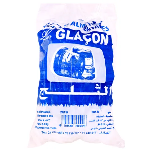 Glaçon alimentaire en cube 2,2 kg