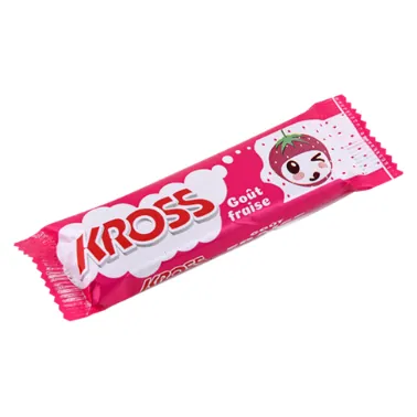 Chocolat fourré goût fraise KROSS 14 g