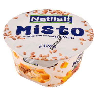Yaourt brassé Aux céréales et aux fruits exotiques - Misto NATILAIT 120 g
