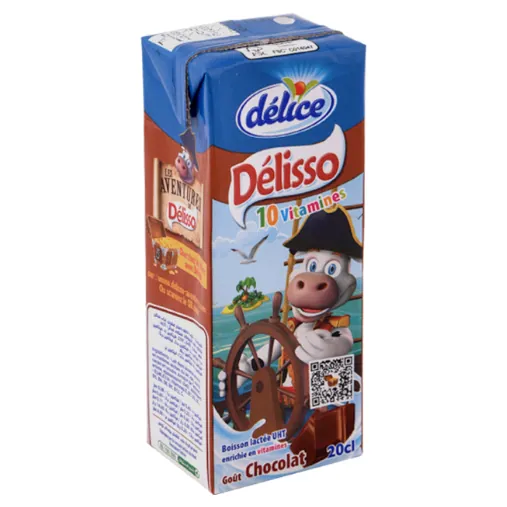 Lait aromatisé Chocolat DELISSO 20 cl