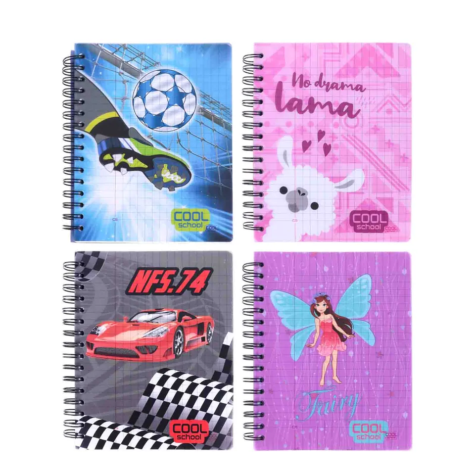 Cool School — Cahier à Spirale 400 Pages