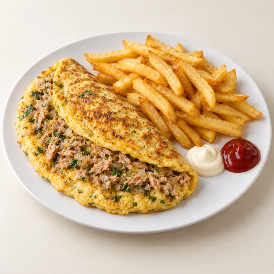 Plat Omelette thon