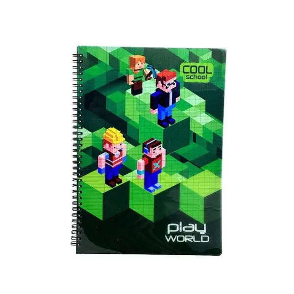 دفتر ملاحظات Wireo 200 صفحة - Cool School