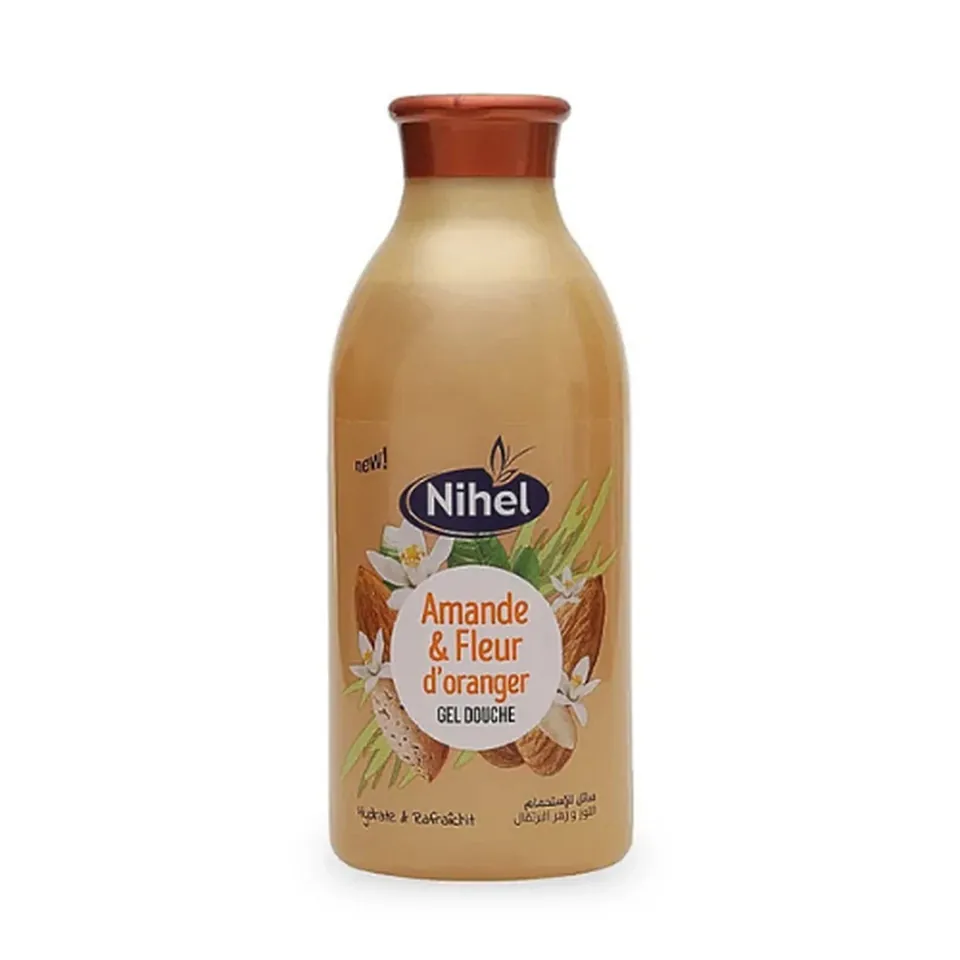 Nihel Gel Douche Amande+fleur d Oranger 500 ml