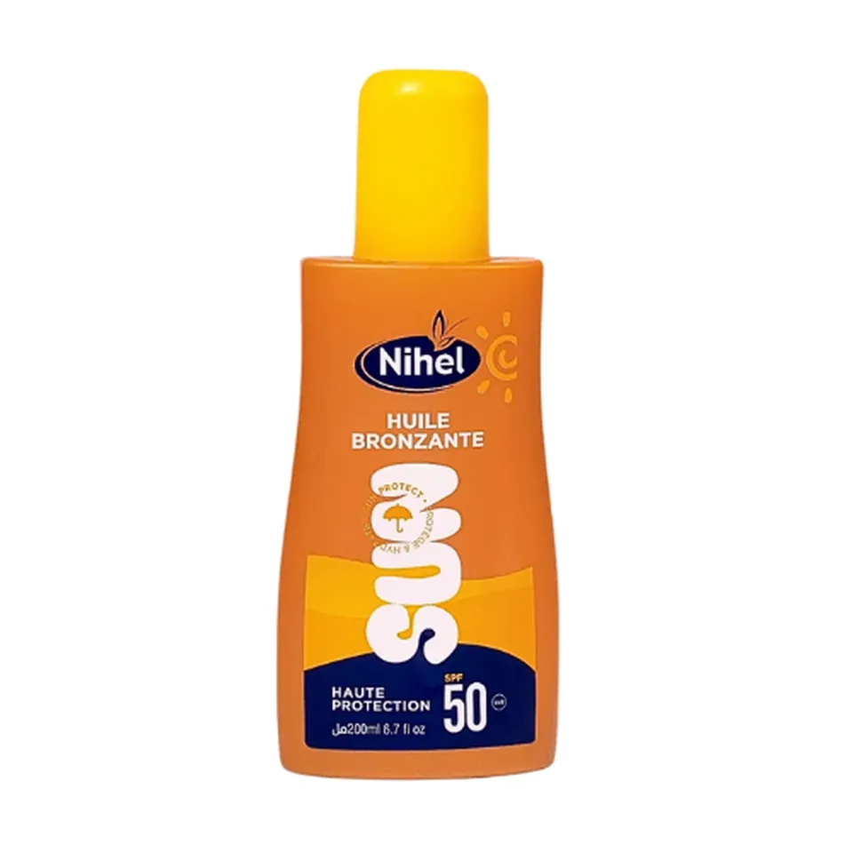 Nihel Huile Bronzante Pailletee 200 ml