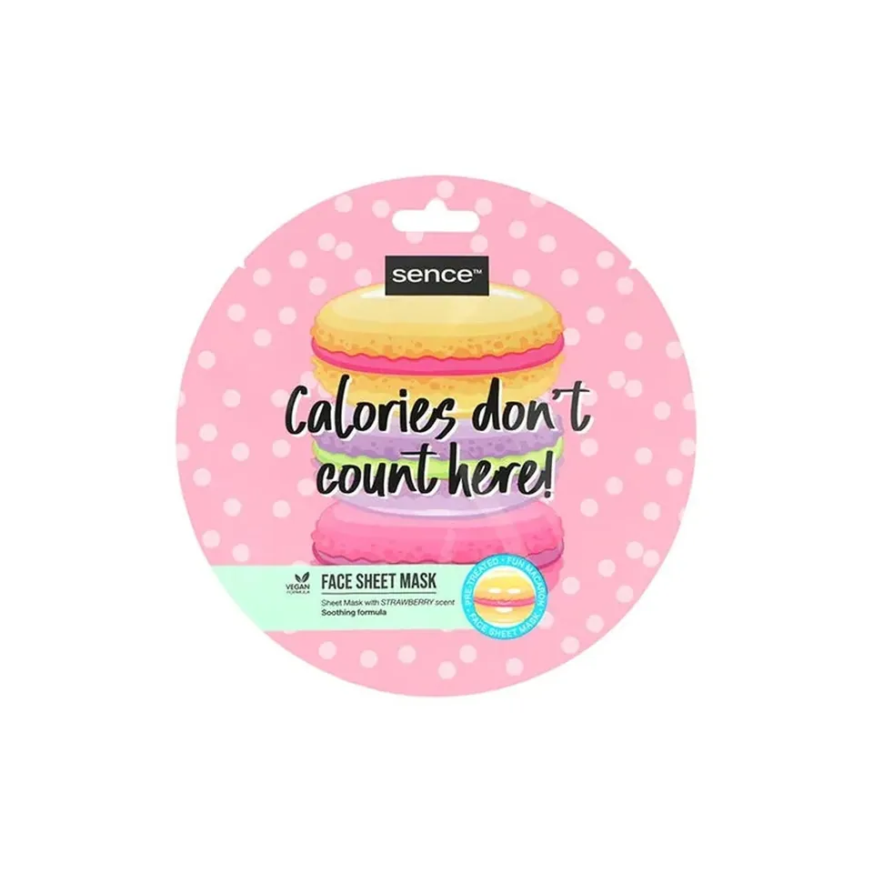 SENCE Face Sheet Mask Calories Macaron 20 ml