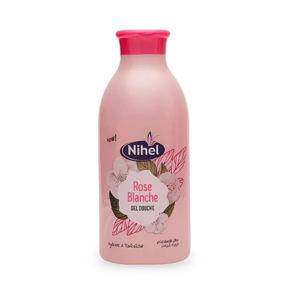 Nihel Gel Douche Rose Blanche 500 ml