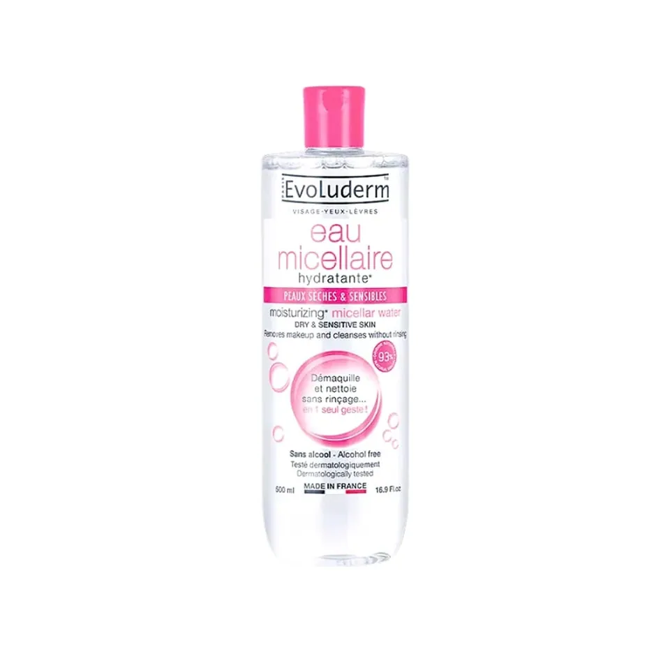 Evoluderm Eau Mecellaire Peaux Seches et Sensibles 250 ml