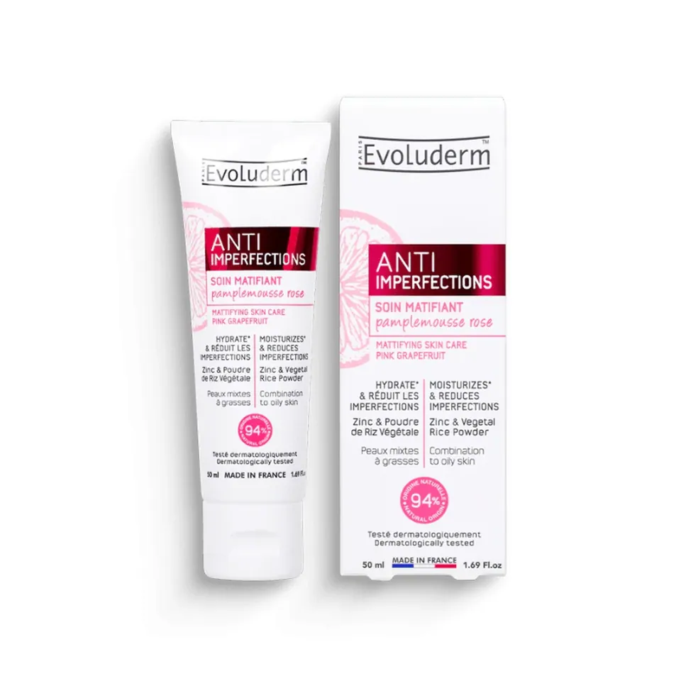 Evoluderm Soin Matifiant Anti Imperfections 50 ml