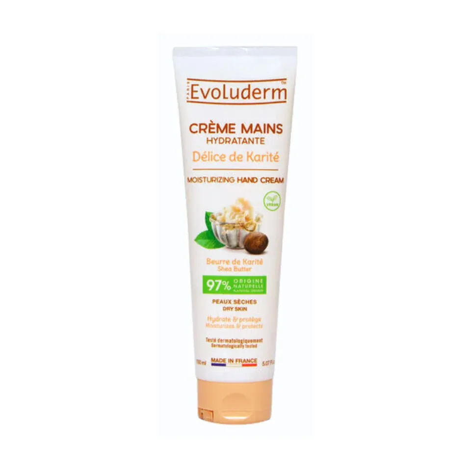 Evoluderm Creme Mains Hydratante Karite 150 ml