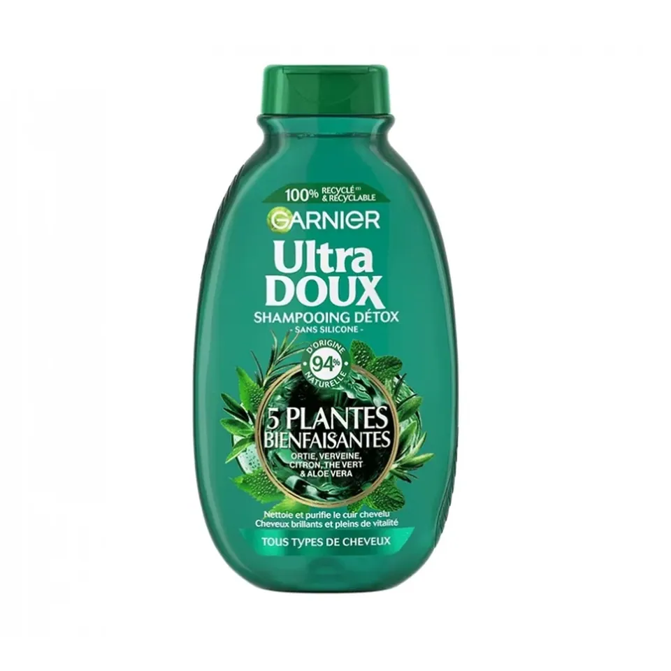 Garnier Ultra Doux Shampoing 300 ml 5PLANTES