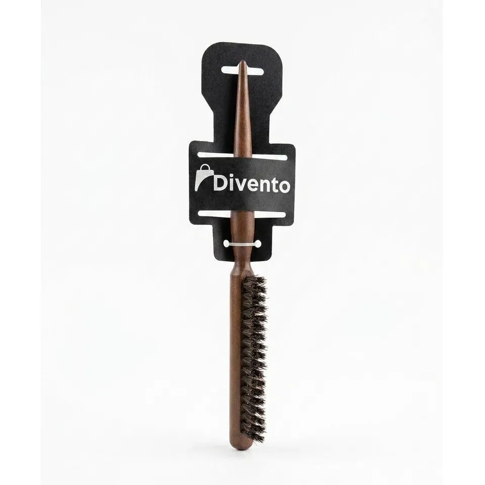 Brosse a Creper Pro en Bois avec Poils de Sanglier