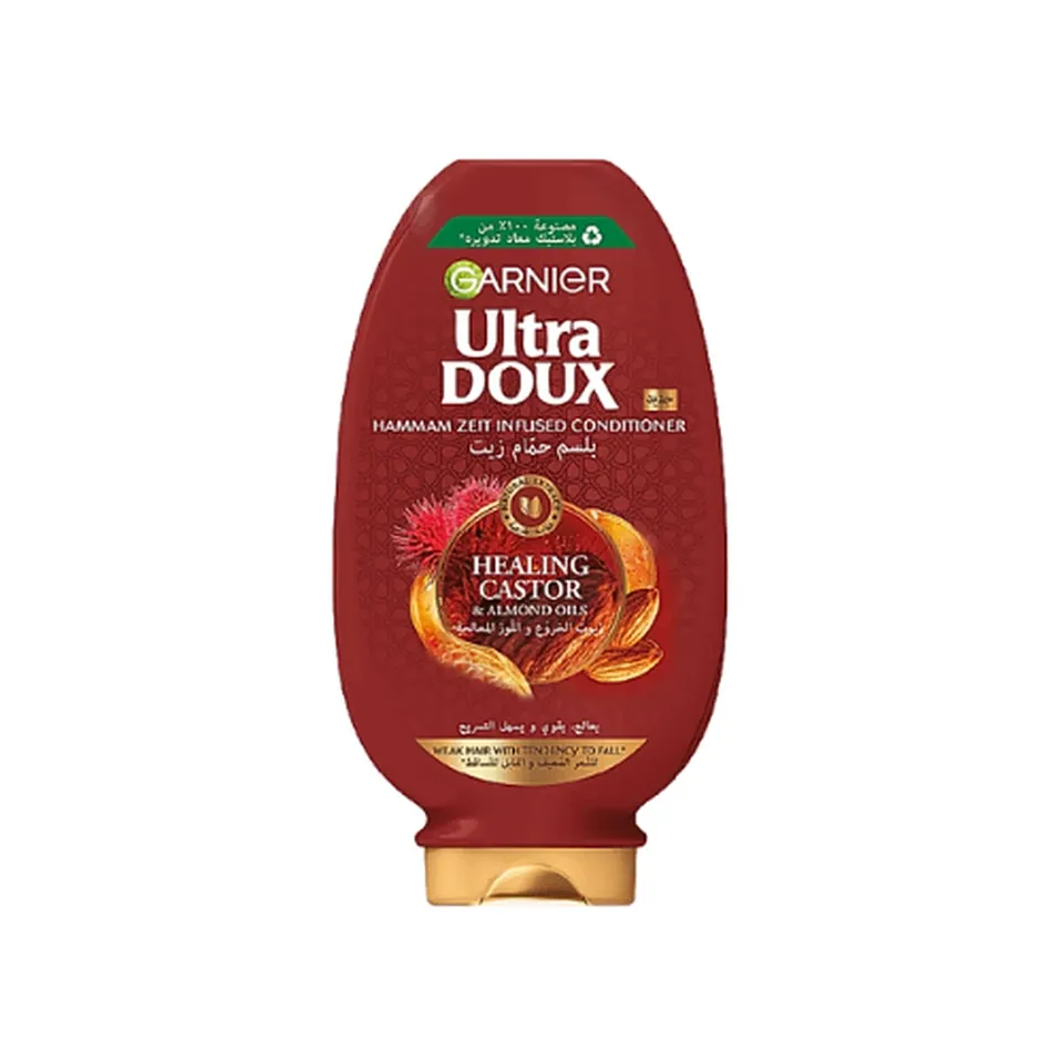 Ultra Doux Apres Shampoing Guerisseur Huile de Ricin 200 ml