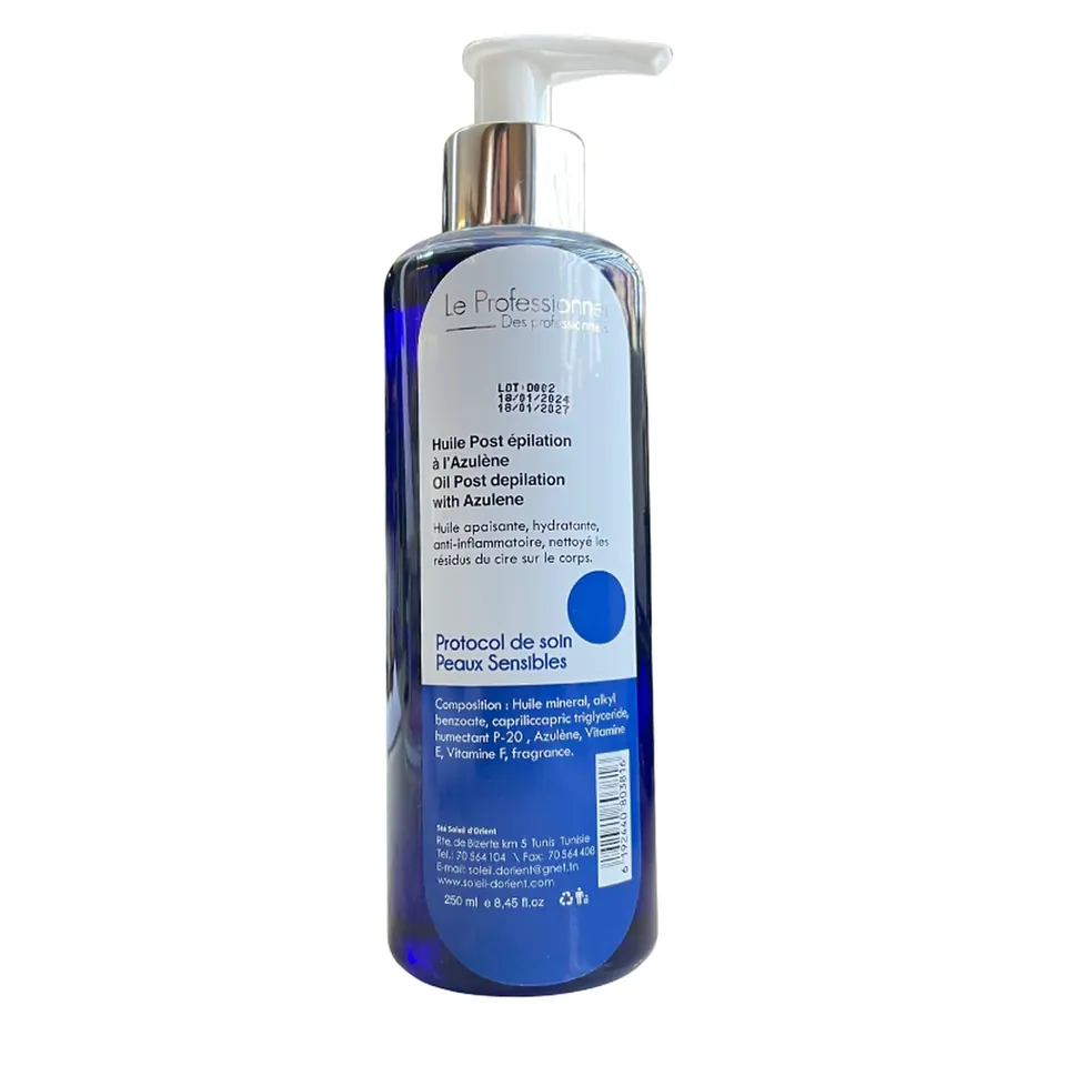 LE PROFESSIONNEL Huile Post Epilatoire a L Azulene 250 ml