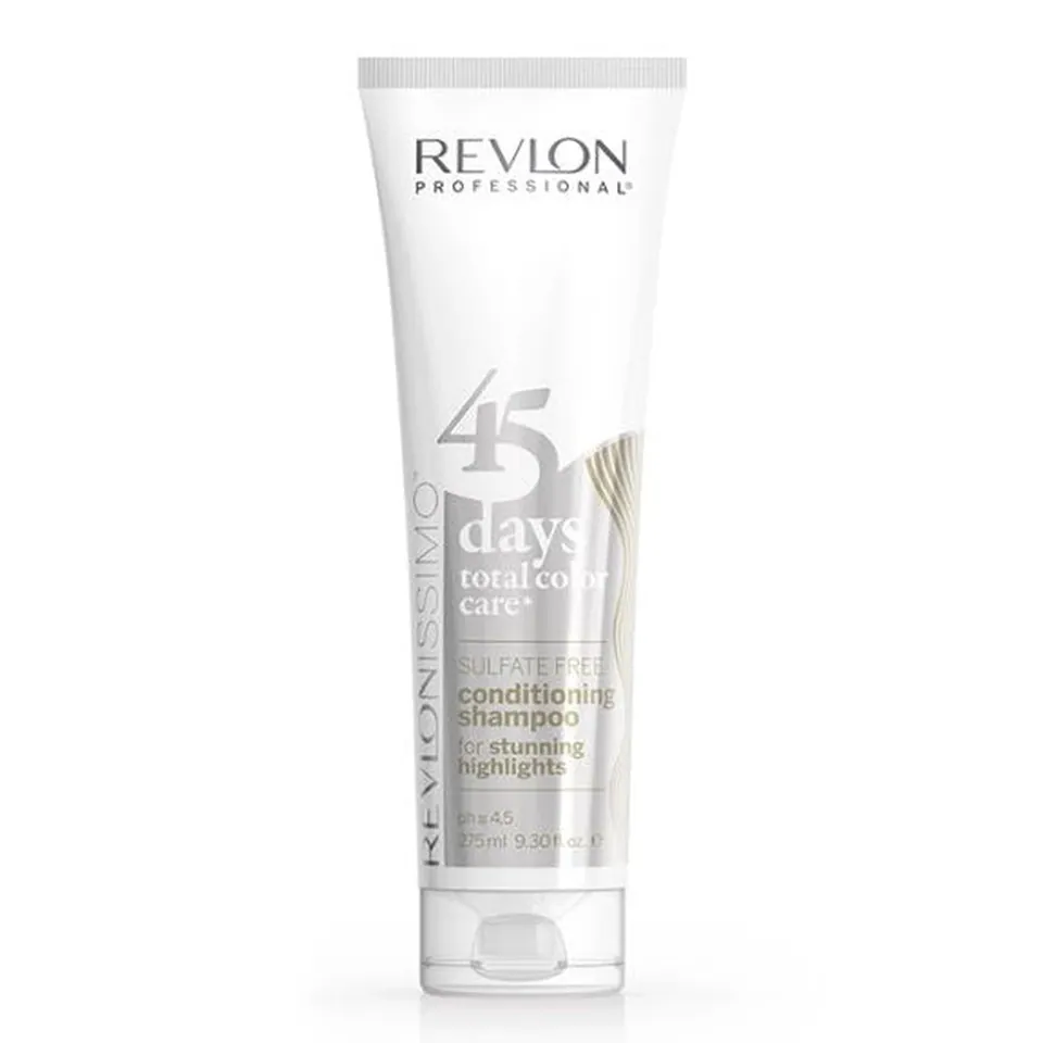 REVLON 45 Days Shamp 2 en 1 S. Sulfate Highlights 275 ml