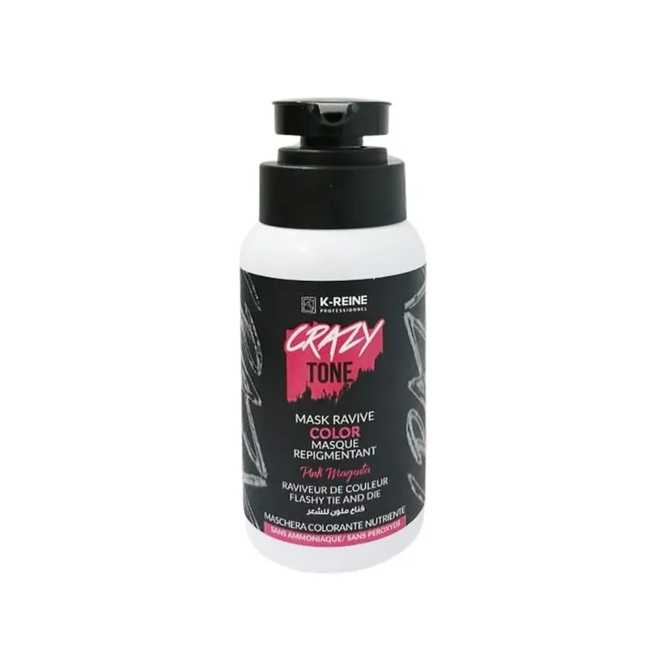K-reine Masque Colorant Ravive Crazy Tone Pink Magenta 250 ml