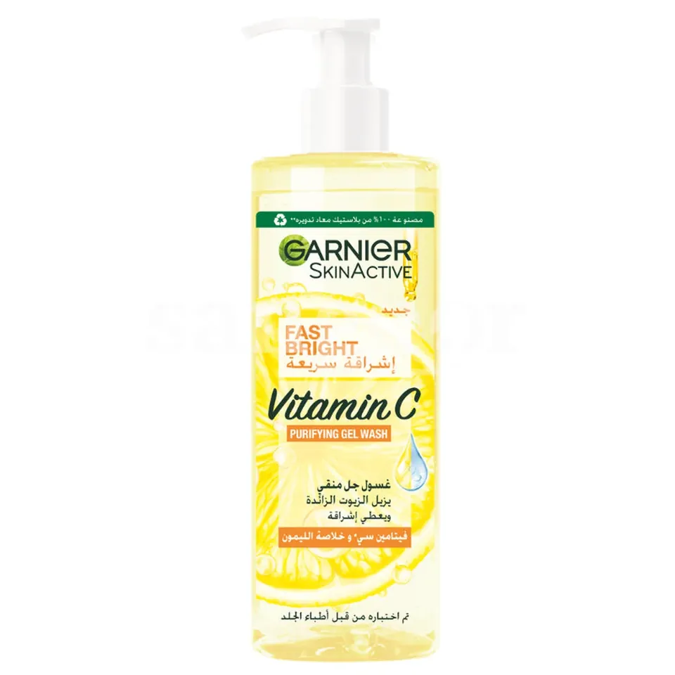 Garnier Skinactive Fast Bright Gel Nettoyant 400 ml