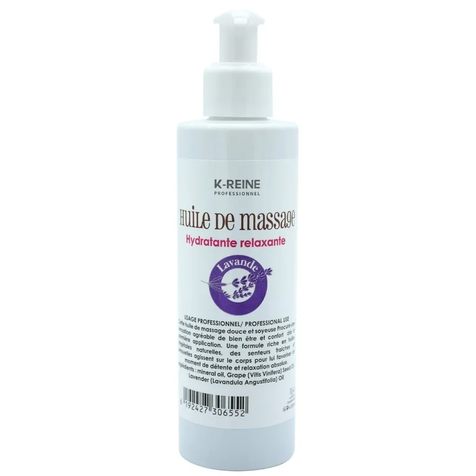 K-reine Huile de Massage Lavande 200 ml