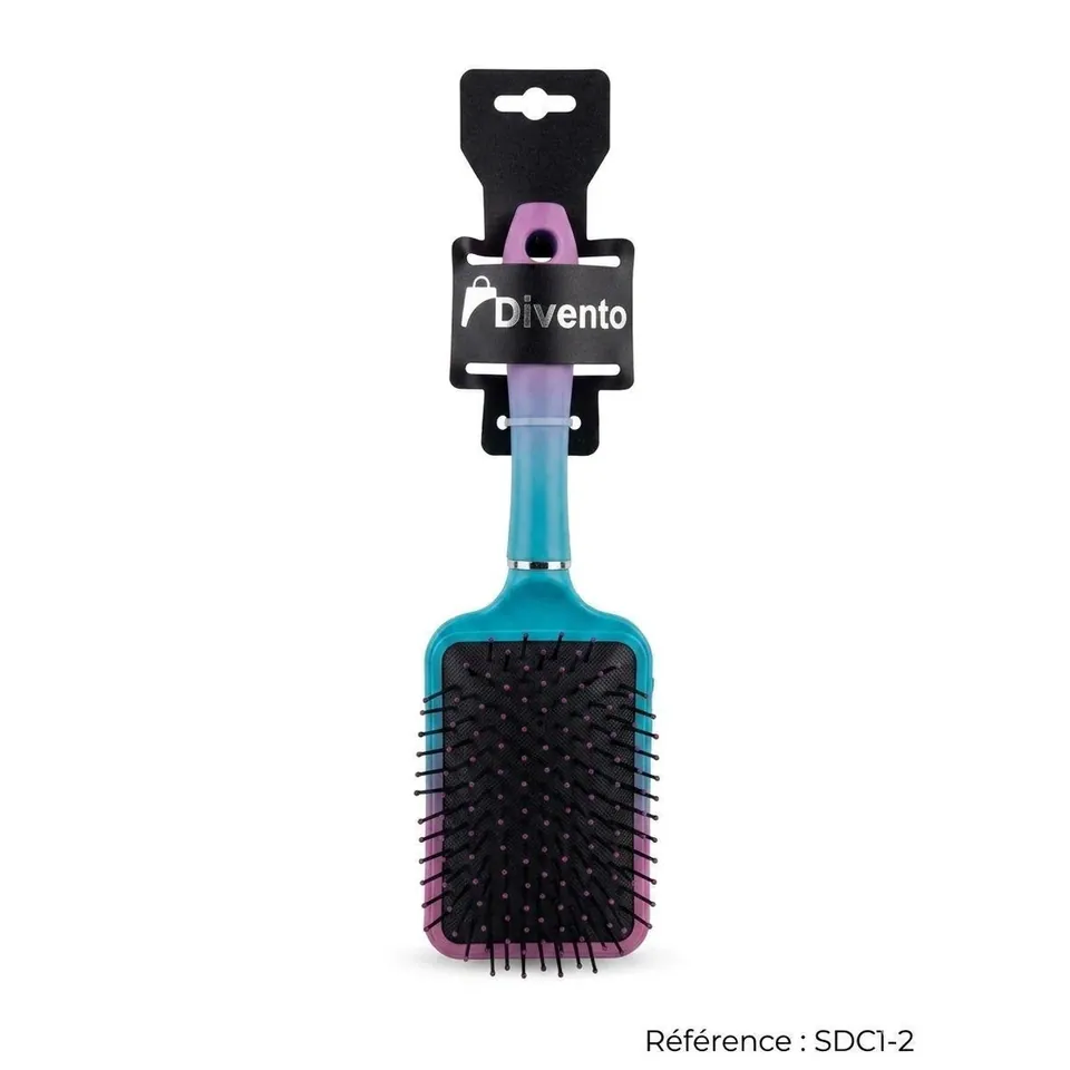 Brosse a Cheveux Plate Demelante avec Picots Souples
