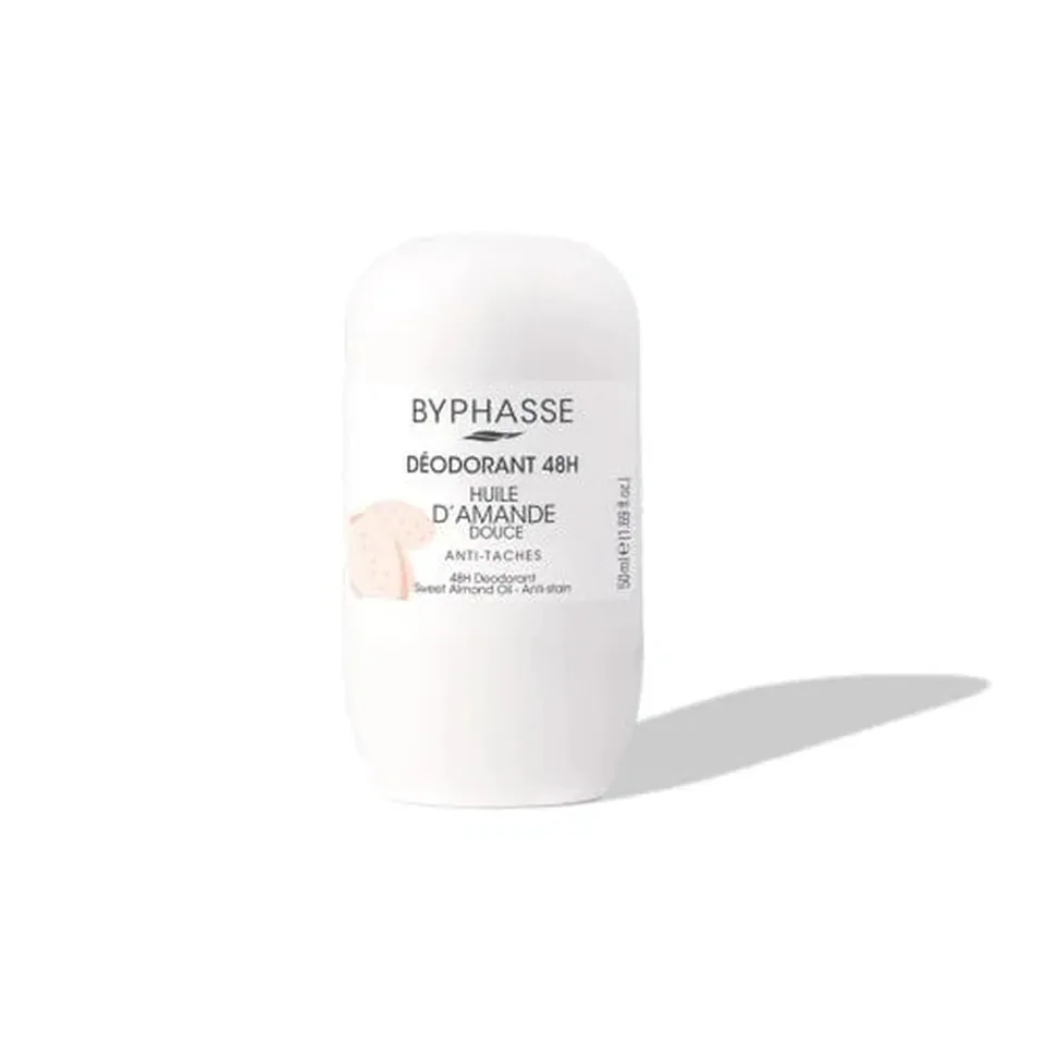 Byphasse Roll On Deo Anti Tache Huile D'amande Douce 50 ml