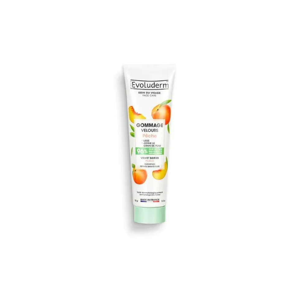 Evoluderm Gommage Visage Velours Peche 150 ml