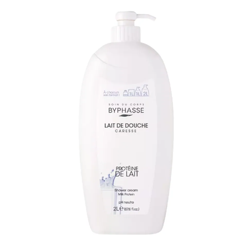 Byphasse Lait de Douche Proteine de Lait 2 L