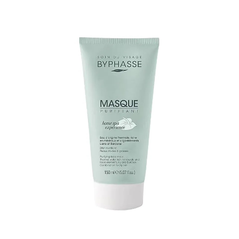 Byphasse Home Spa Experience Masque Purifiant Visage Peaux Mixtes a Grasses 150 ml