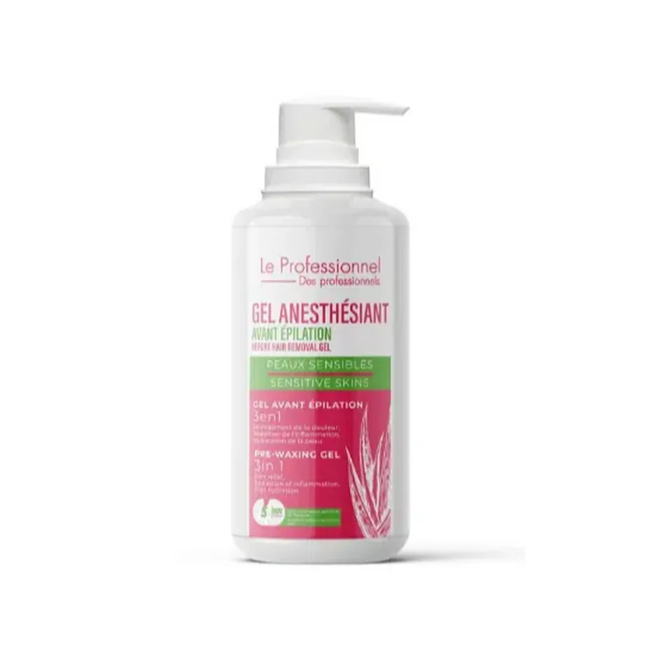 LE PROFESSIONNEL Gel Anesthesiant Pre Epilatoire 500 ml