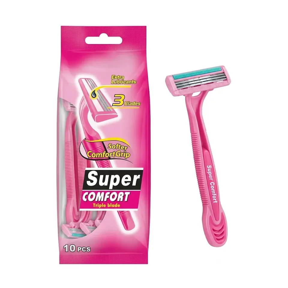 Wetell Lady Rasoir 3BLADE Super Confort10 Pcs
