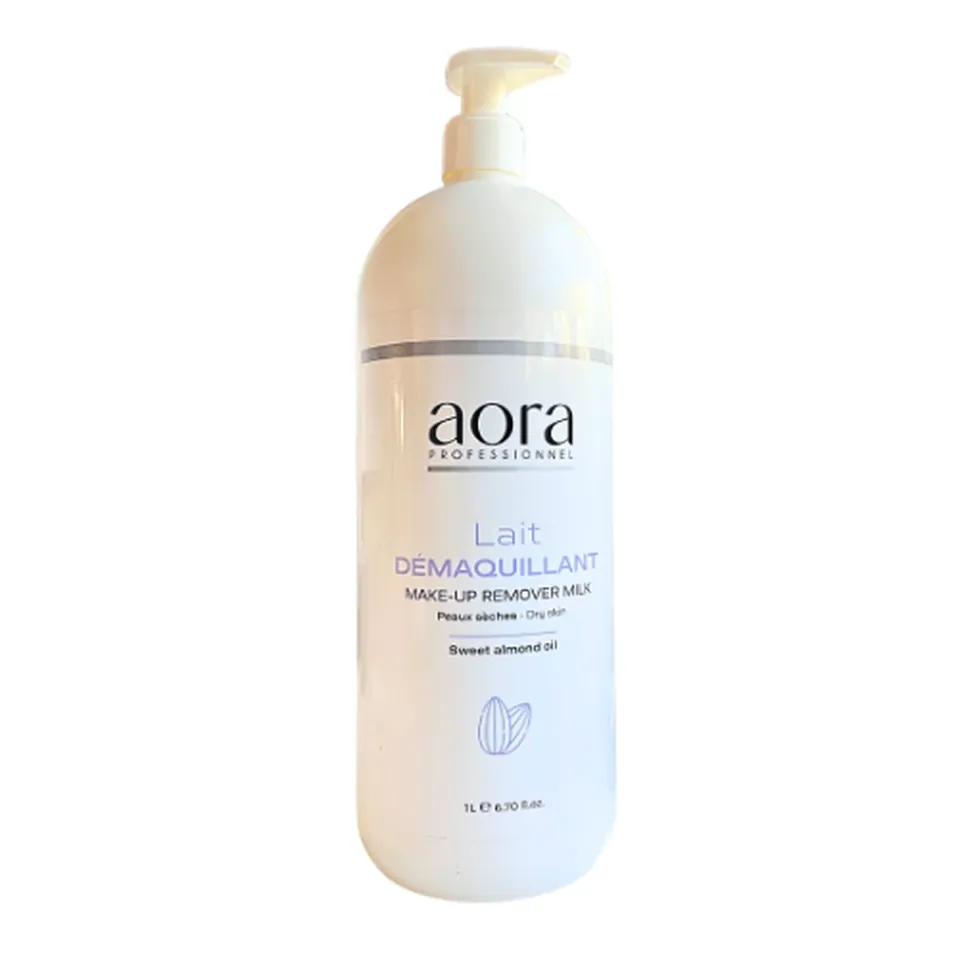 AORA Lait Nettoyant Demaquillant Peaux Seches 1 L