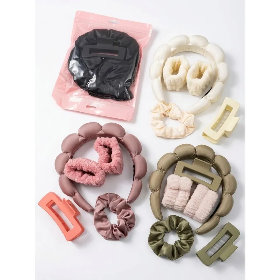 Lot d Accessoires de Beaute et de Coiffure 5PCS