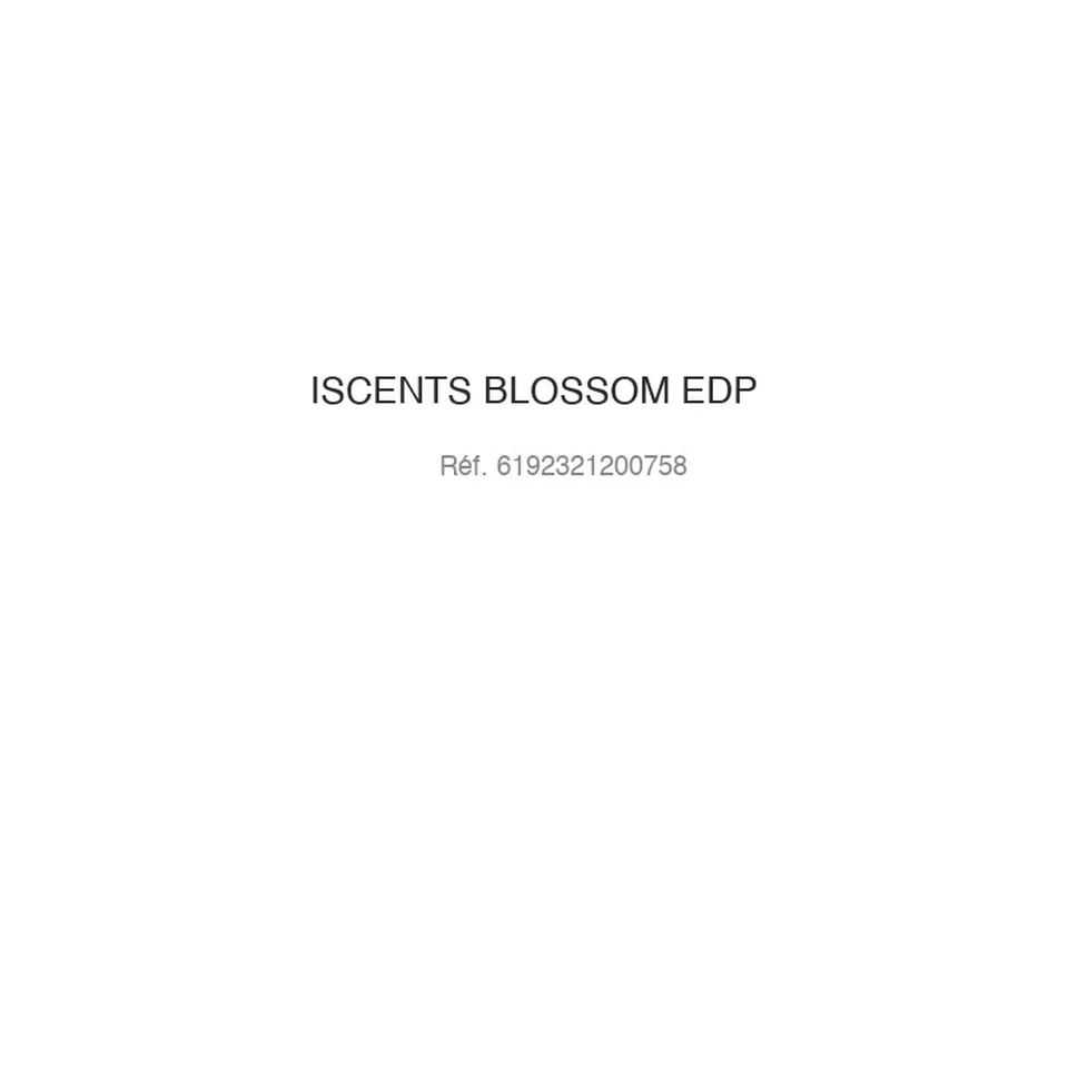 Iscents Blossom Edp