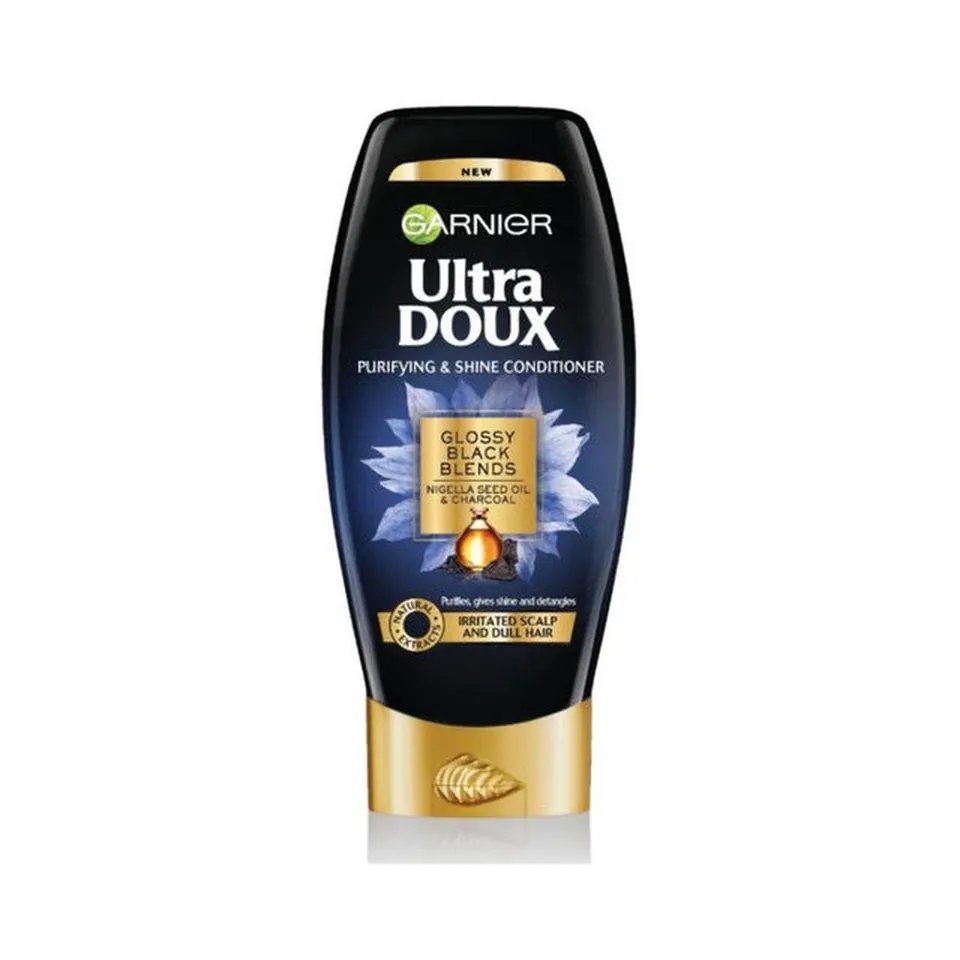 Ultra Doux Apres Shampoing Charbon Noir et Huile de Nigelle 200 ml