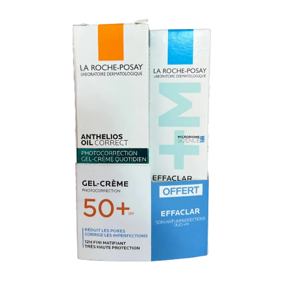 La Roche-posay Anthelios Pack Ecran Oil Cor Spf50+ 50 Ml+effaclar Duo +M