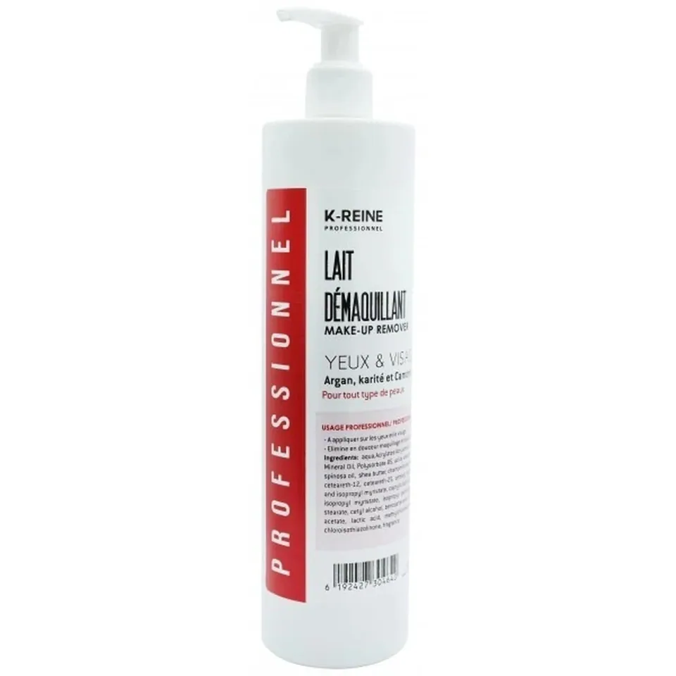 K-reine Lait Demaquillant pour Yeux et Visage 500 ml