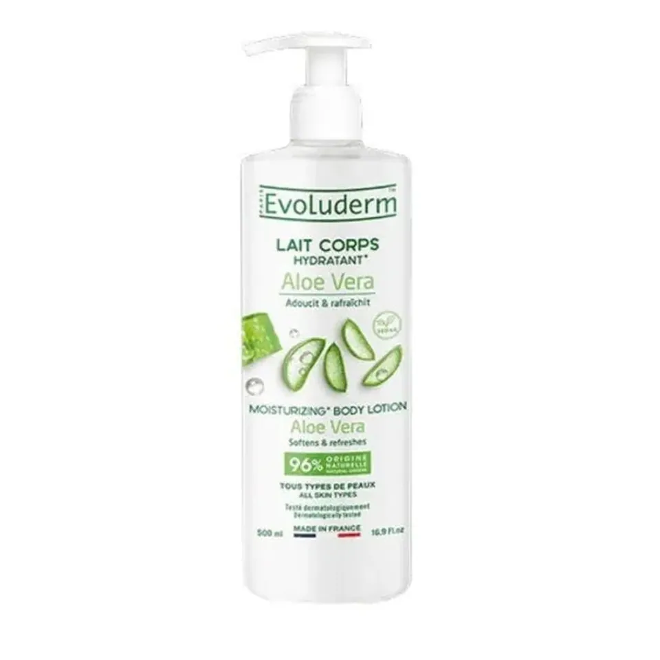 Evoluderm Lait Corps Aloe Vera 500 ml