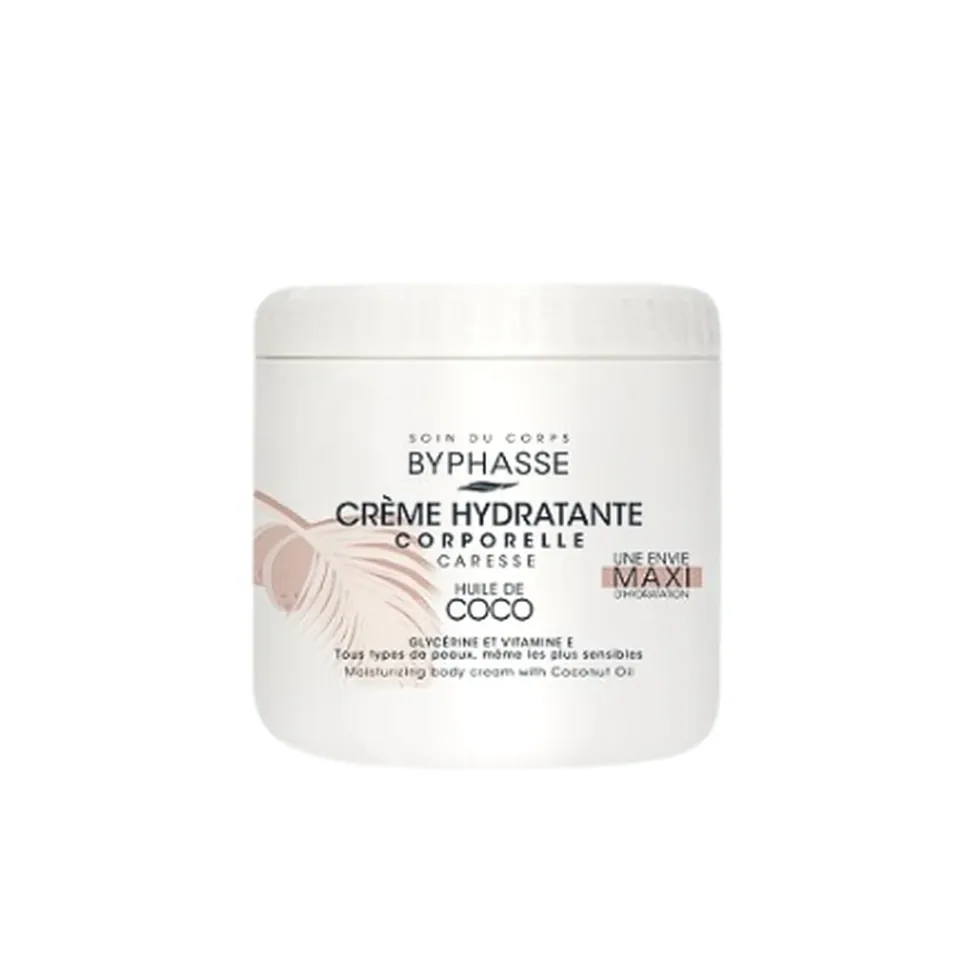 Byphasse Creme Hydratante Corporelle Huile de Coco 500 ml