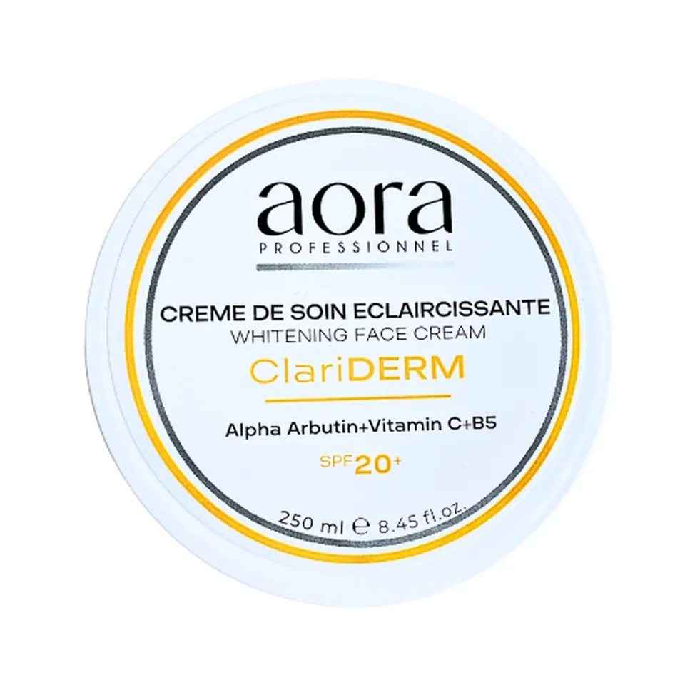 AORA Clariderm Creme de Soin Eclaircissante 250 ml