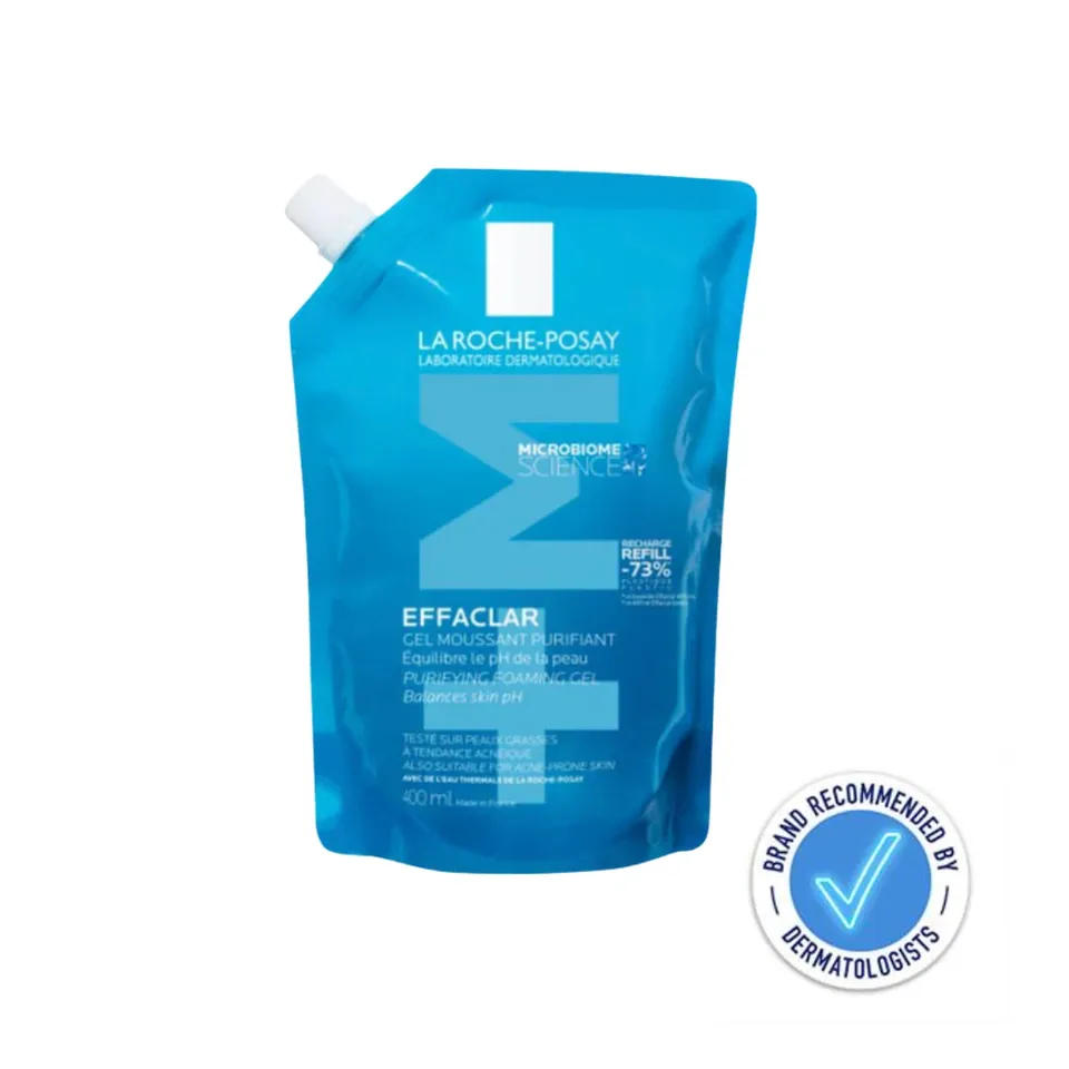 La Roche-posay Effaclar Gel Moussant 400 ml Recharge